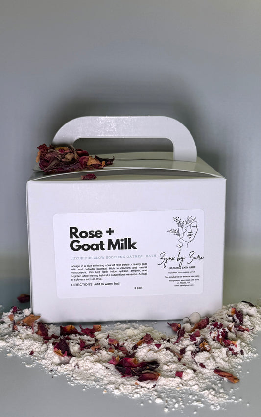 Rose + Goat Milk Oatmeal Bath