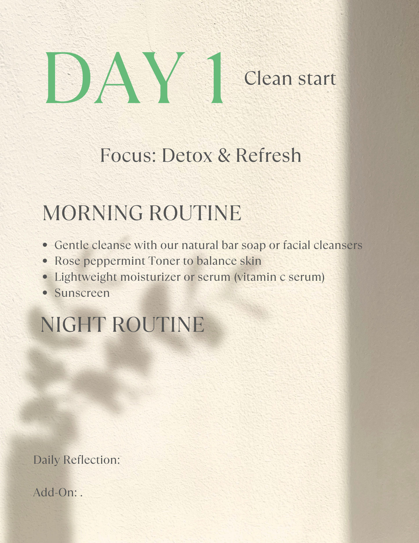 7-Day Skincare Reset