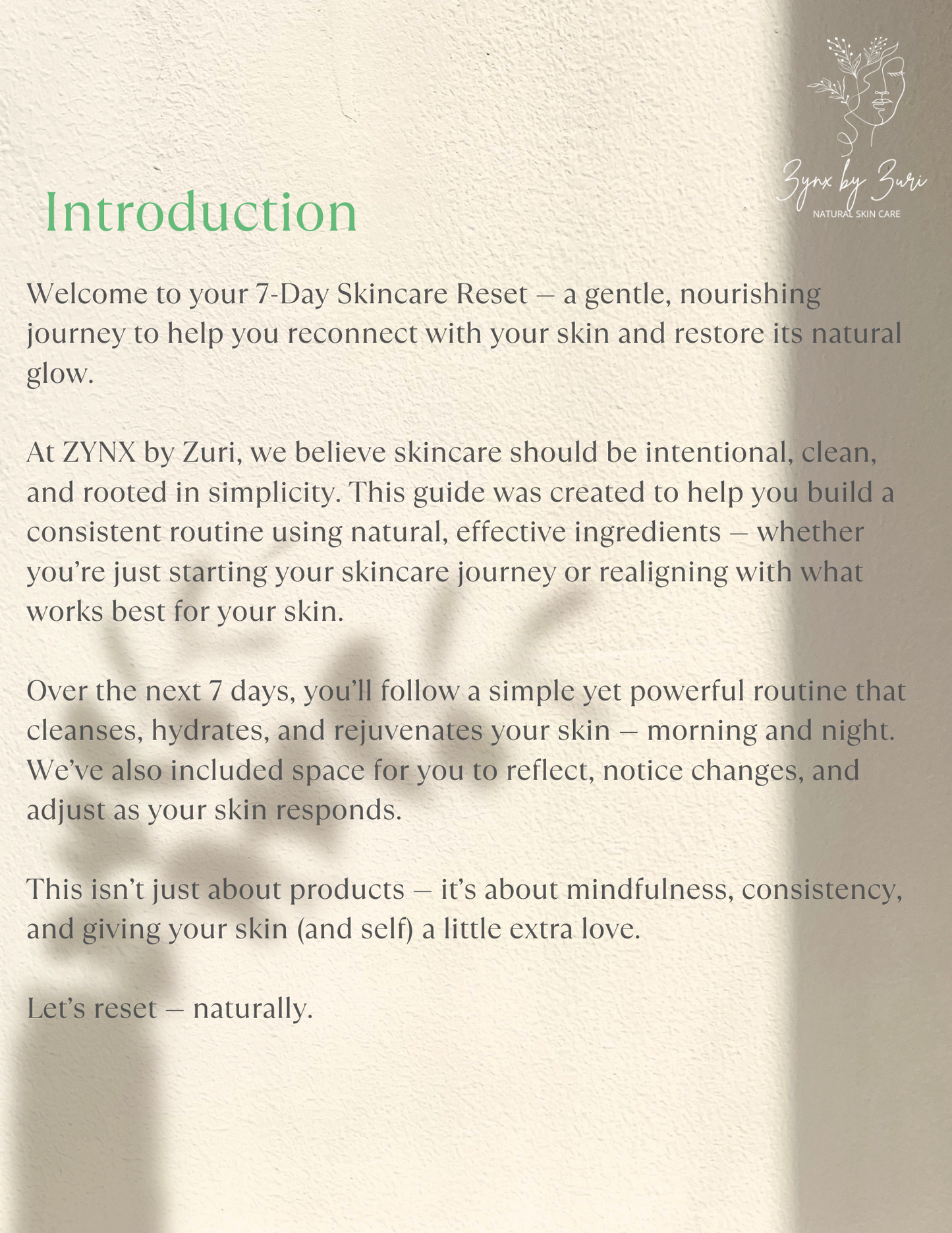 7-Day Skincare Reset